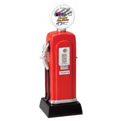 Classic Gas Pump Resin Trophy - Red
